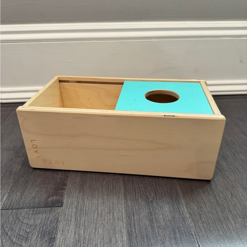 Lovevery Sliding Top BoxThe Thinker Kit Wooden Fine Motor Toy Box Baby Toddler - Picture 8 of 10